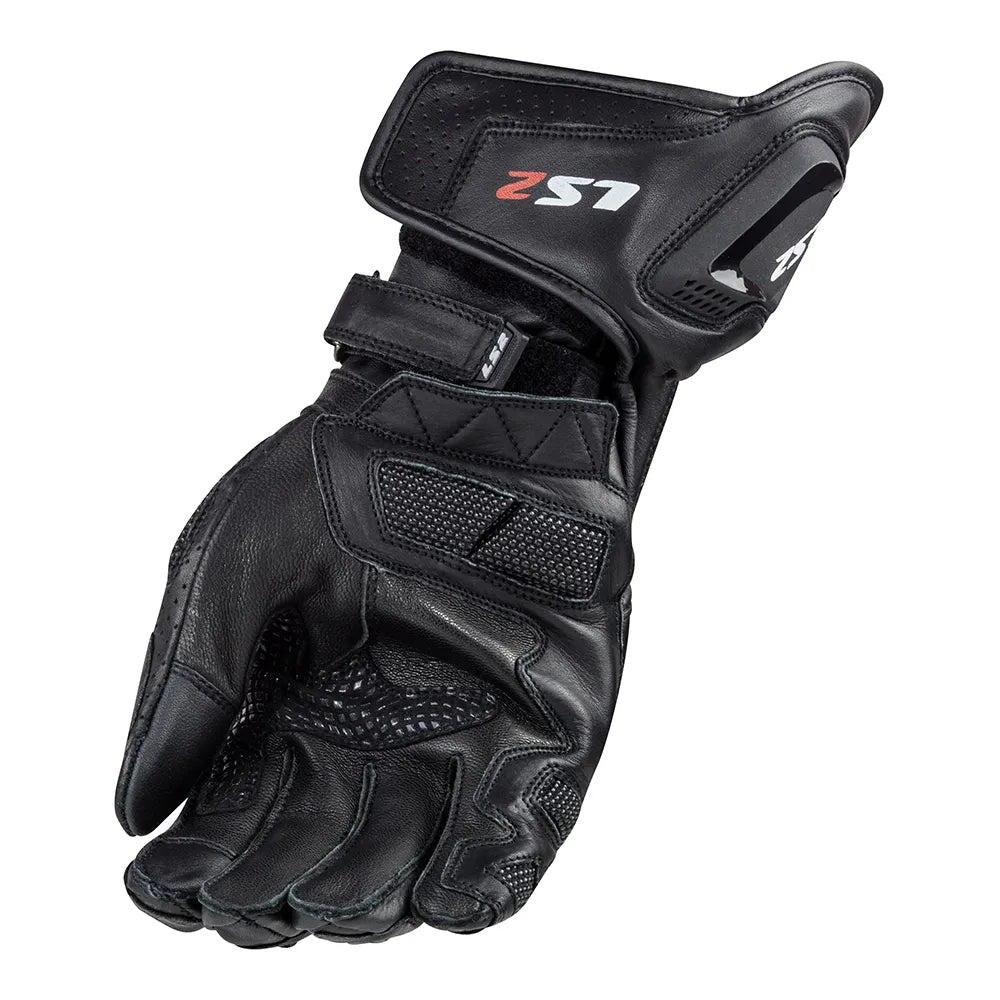 LUVA LS2 SWIFT RACING PRETO