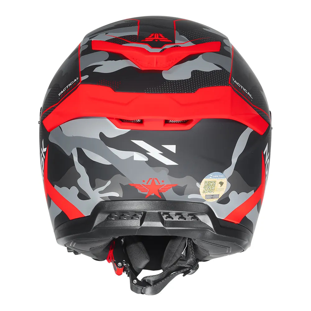 CAPACETE NORISK ROCK TACTICAL PRETO FOSCO