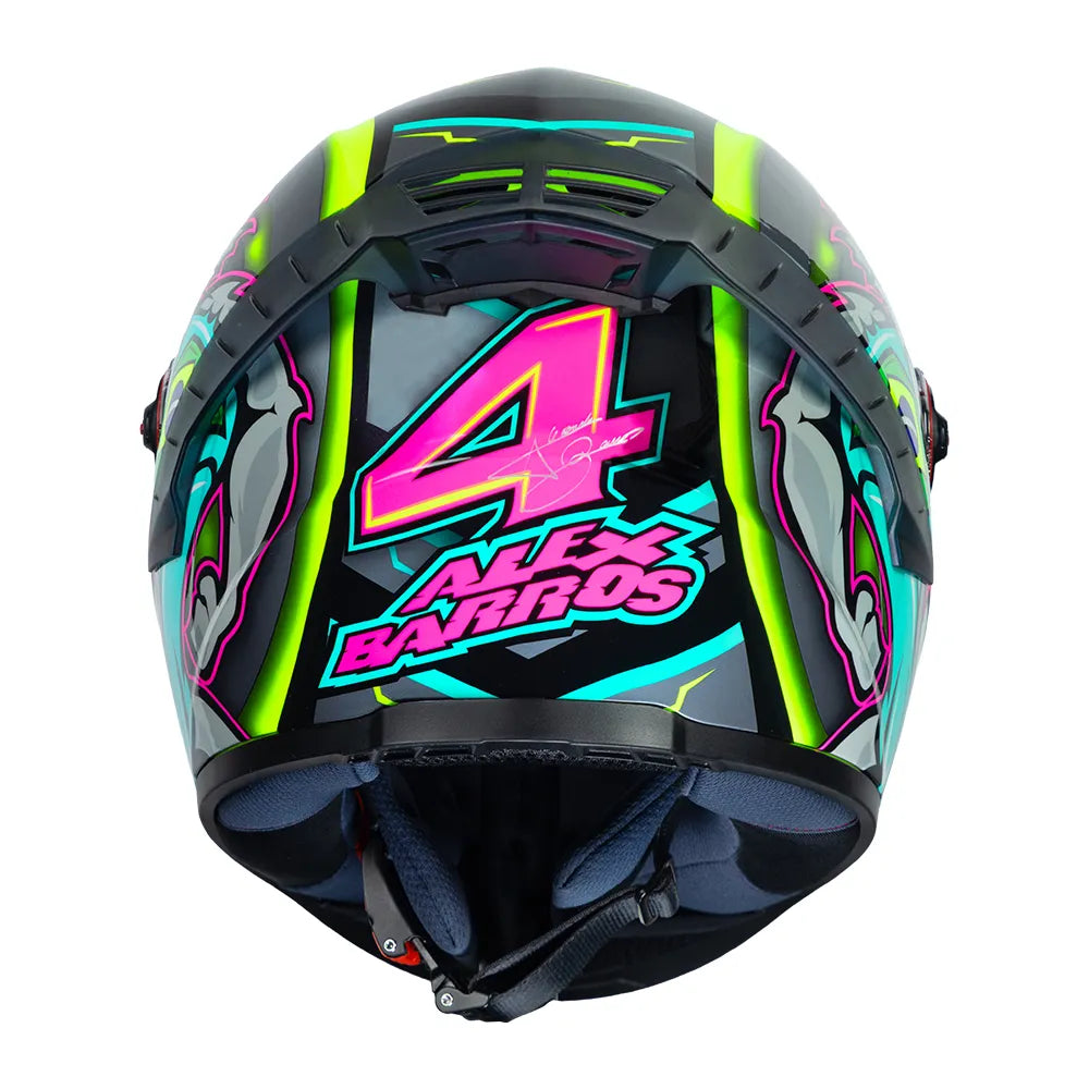 CAPACETE LS2 CLASSIC PRO ALEX BARROS TITANIUM