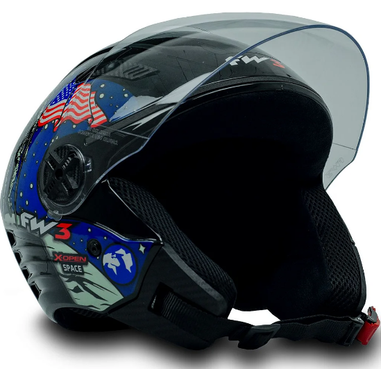 Capacete X Open Stickers - Fw3