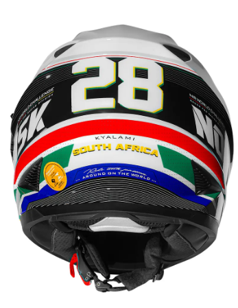 Capacete Original Norisk FF302 Soul 2 Grand Prix - África do Sul