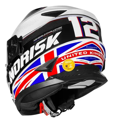 Capacete Original Norisk FF302 Soul 2 Grand Prix - Inglaterra