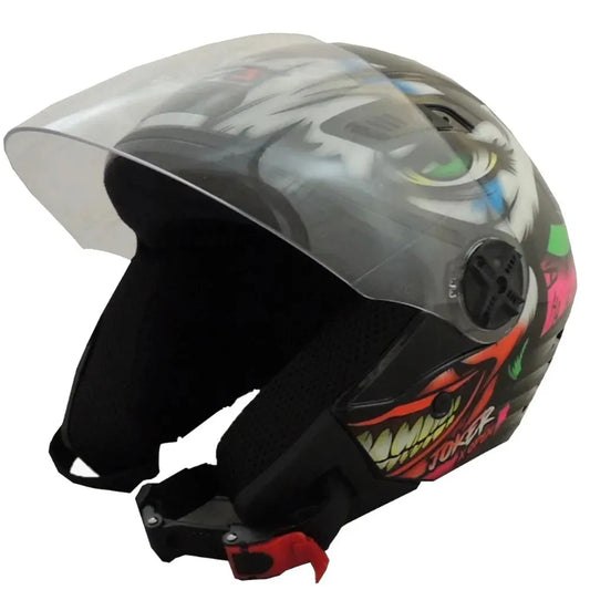 Capacete FW3 X Open Joker Preto Aberto