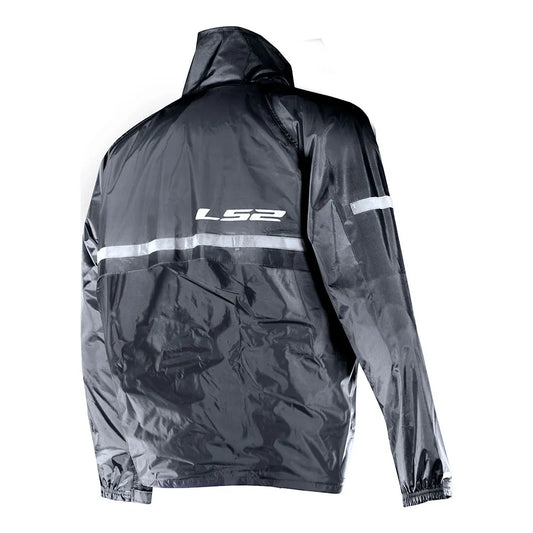 CAPA DE CHUVA LS2 NAC FLUXUS EVO CINZA