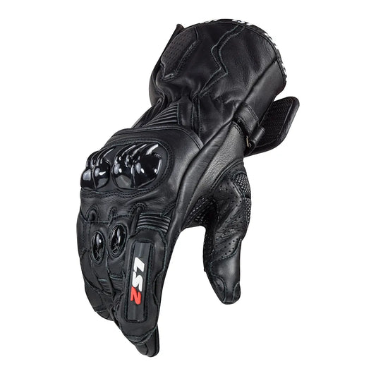 LUVA LS2 SWIFT RACING PRETO