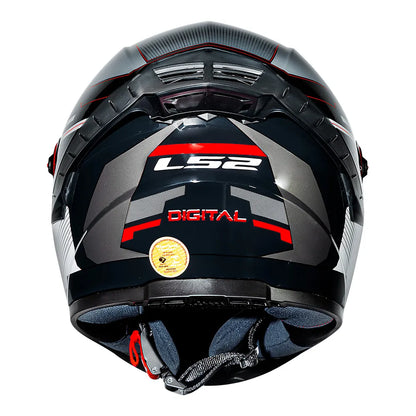 CAPACETE LS2 CLASSIC PRO DIGITAL PRETO