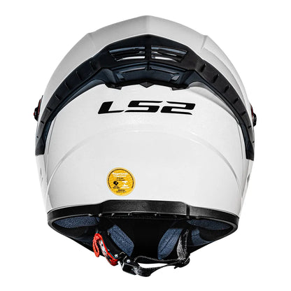 CAPACETE LS2 CLASSIC PRO MONOCOLOR BRANCO