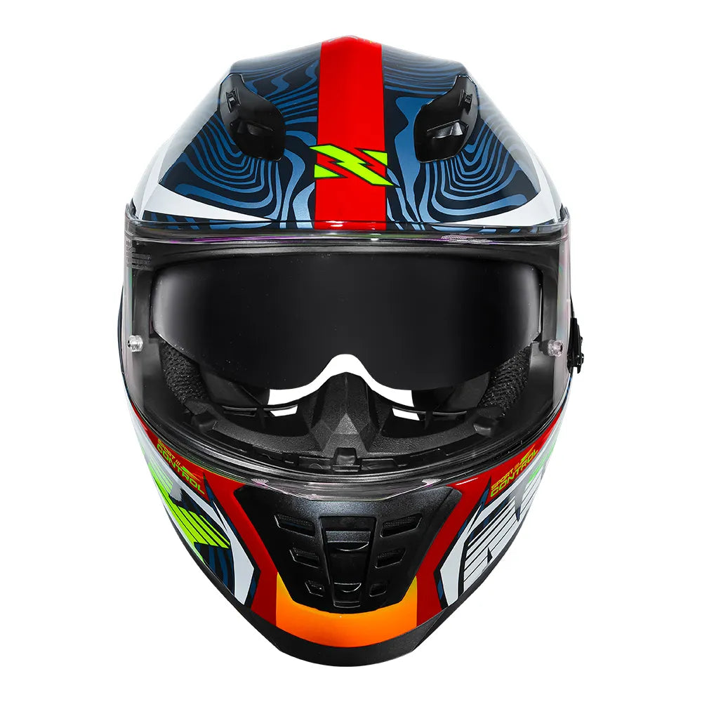 CAPACETE NORISK SOUL II CONTROL AZUL