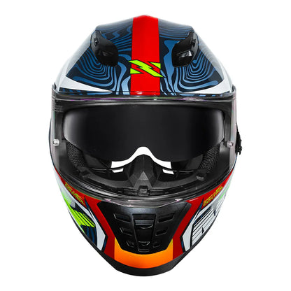 CAPACETE NORISK SOUL II CONTROL AZUL