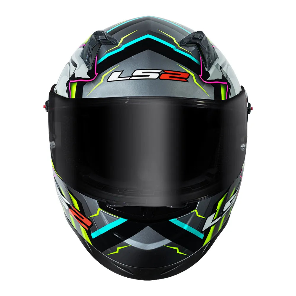 CAPACETE LS2 CLASSIC PRO ALEX BARROS TITANIUM