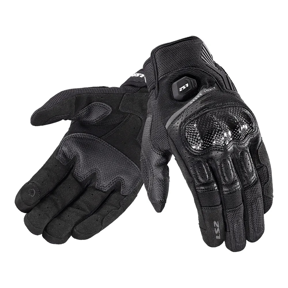 LUVA LS2 ATOM PRETO