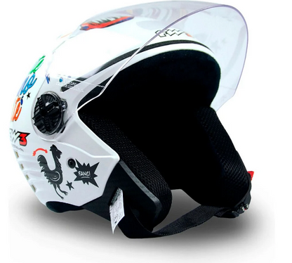 Capacete X Open Stickers - Fw3