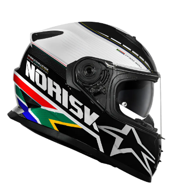 Capacete Original Norisk FF302 Soul 2 Grand Prix - África do Sul