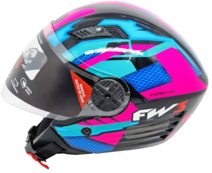 Capacete Feminino FW3 X OPEN UP FOX