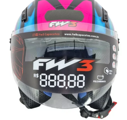 Capacete Feminino FW3 X OPEN UP FOX