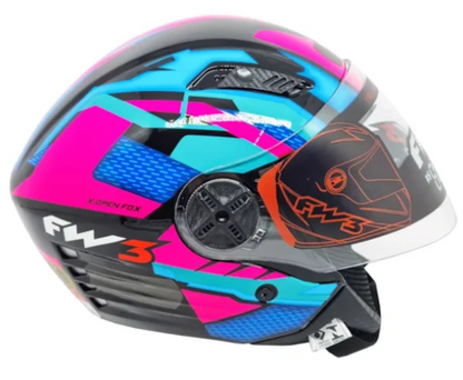 Capacete Feminino FW3 X OPEN UP FOX