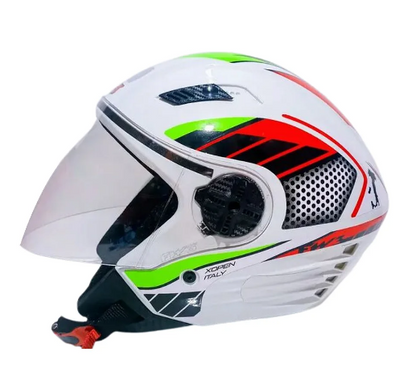 Capacete Moto Aberto X Open Italy Branco Tamanho 58 - FW3