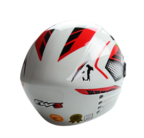 Capacete Moto Aberto X Open Italy Branco Tamanho 58 - FW3