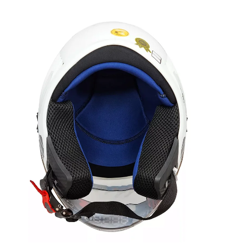 Capacete Moto Aberto X Open Italy Branco Tamanho 58 - FW3