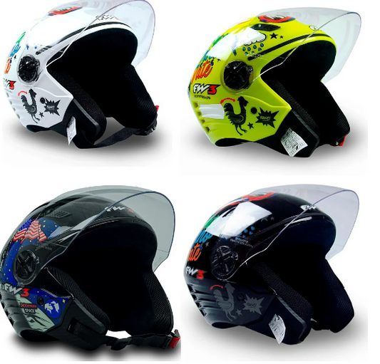 Capacete X Open Stickers - Fw3