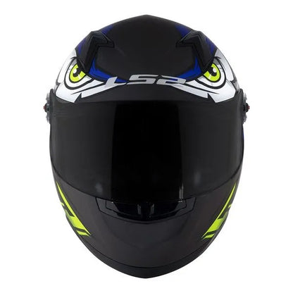 CAPACETE LS2 CLASSIC TRIBAL AZUL