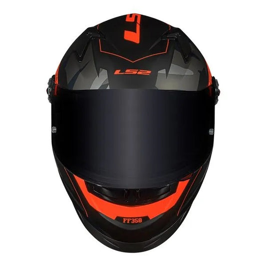 CAPACETE LS2 CLASSIC TANK LARANJA