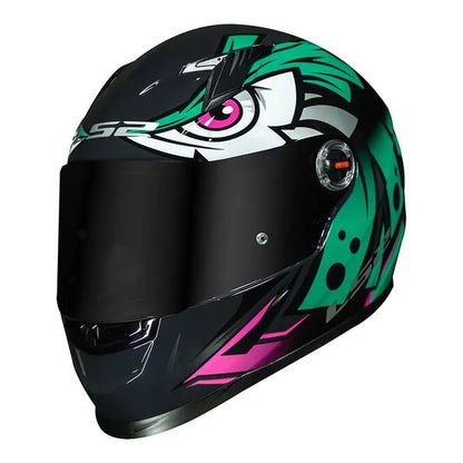 CAPACETE LS2 CLASSIC FF358 TRIBAL VERDE