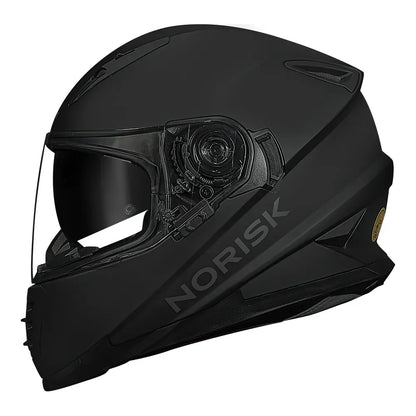 Capacete Norisk FF302 Monocolor Preto Fosco C/Óculos