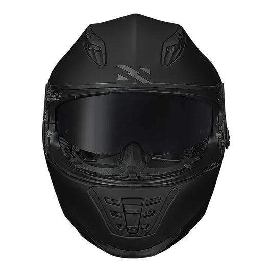 Capacete Norisk FF302 Monocolor Preto Fosco C/Óculos